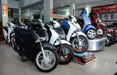 Thị trường tiêu thụ xe máy  ở Việt Nam liên tục  tăng trưởng và đứng thứ 4 trên thế giới 